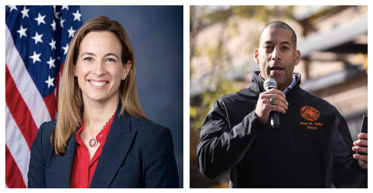 Mikie Sherrill and Sean Spiller